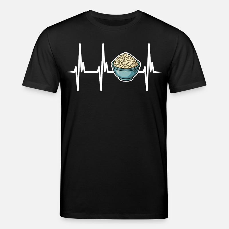 Ich liebe Ricotta Käse - Stanley/Stella Unisex Bio-T-Shirt CREATOR  - Schwarz