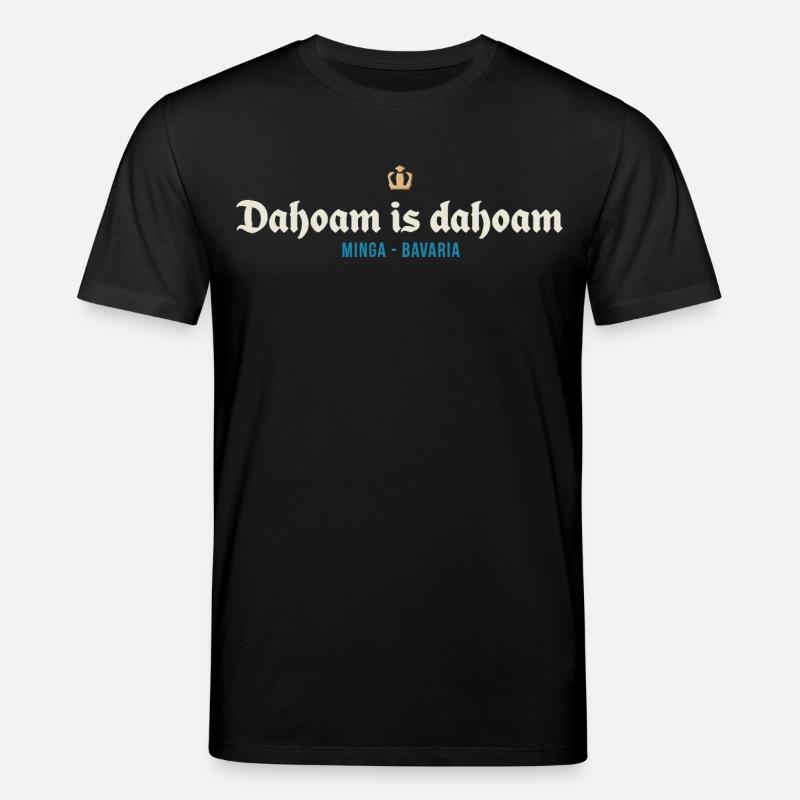 Dahoam is dahoam - Stanley/Stella Unisex Bio-T-Shirt CREATOR  - Schwarz