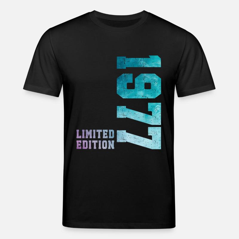 1977 Édition Limitée 49 ans anniversaire - T-shirt bio CREATOR Stanley/Stella Unisexe - noir