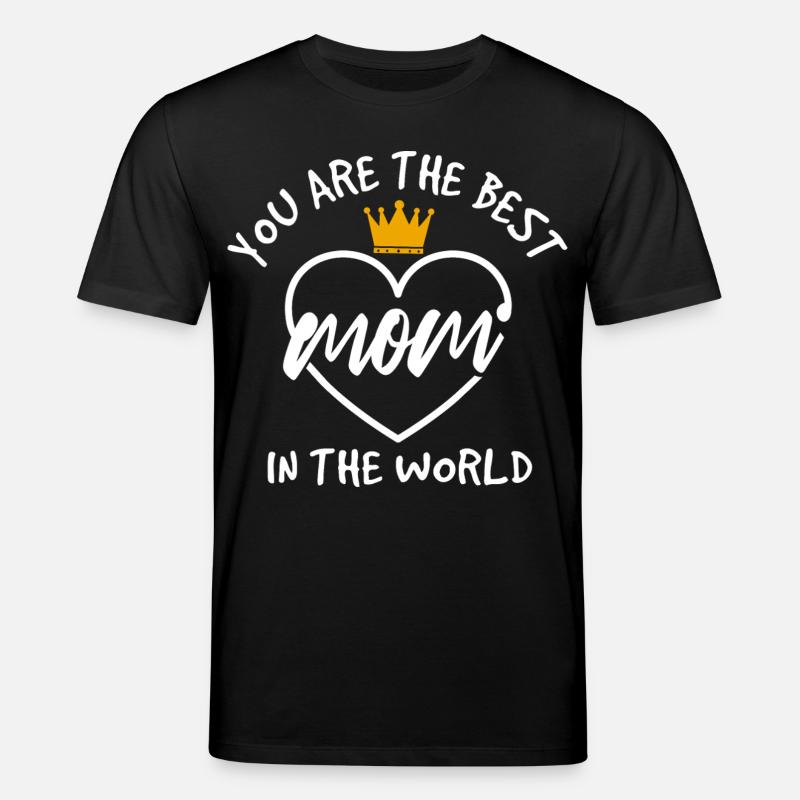 Beste Mama der Welt Geschenkhemd - Stanley/Stella Unisex Bio-T-Shirt CREATOR  - Schwarz