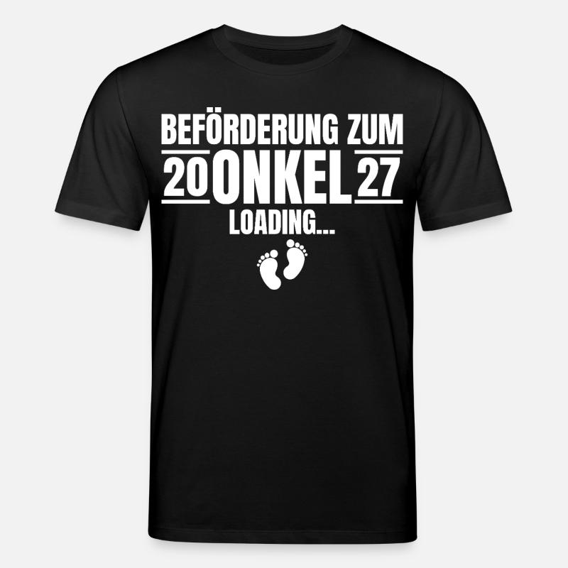 Beförderung zum Onkel 2027 Loading - Stanley/Stella Unisex Bio-T-Shirt CREATOR - Schwarz