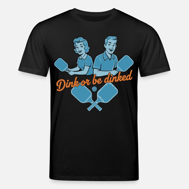 Pickleball-lustiger Spieler Dink Oder Werde Liebe - Stanley/Stella Unisex Bio-T-Shirt CREATOR - Schwarz