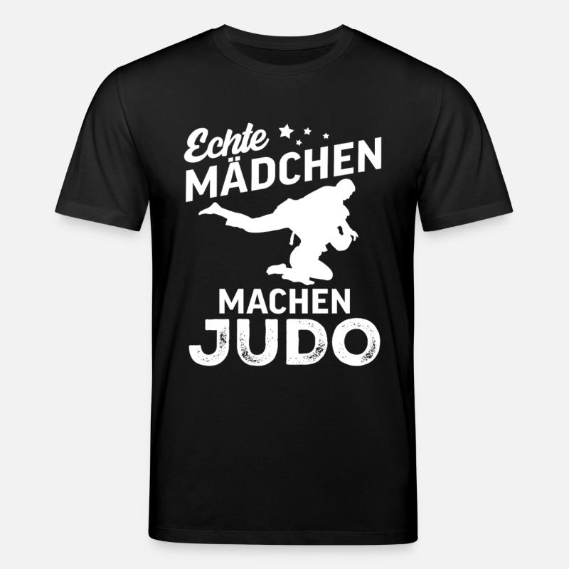 echte maedchen machen judo  - Stanley/Stella Unisex Bio-T-Shirt CREATOR  - Schwarz