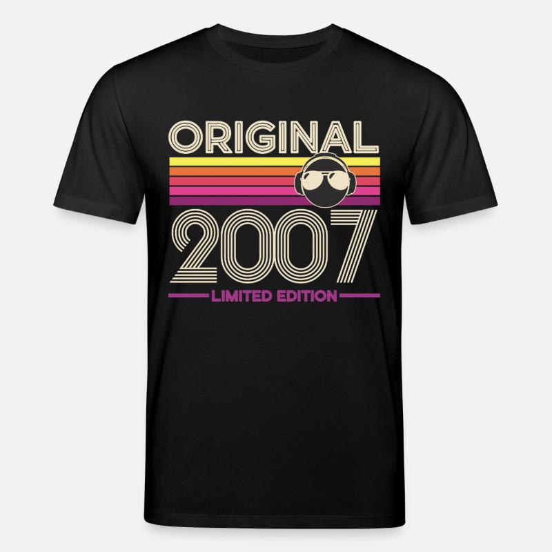 Original 2007 Édition Limitée Retro - T-shirt bio CREATOR Stanley/Stella Unisexe - noir