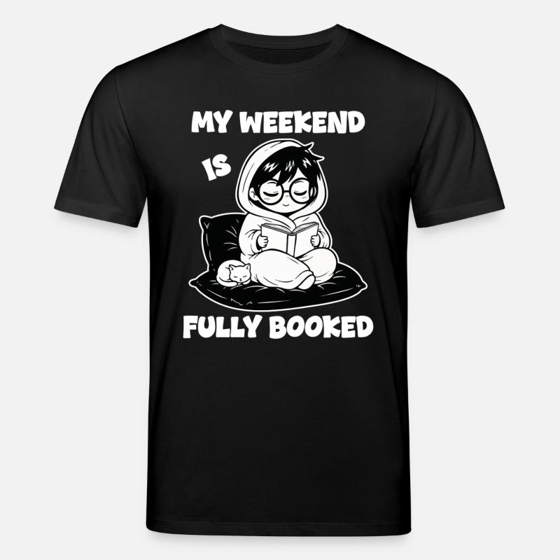 Reader Book Fully Booked Manga - Stanley/Stella CREATOR Unisex Organic T-Shirt - black