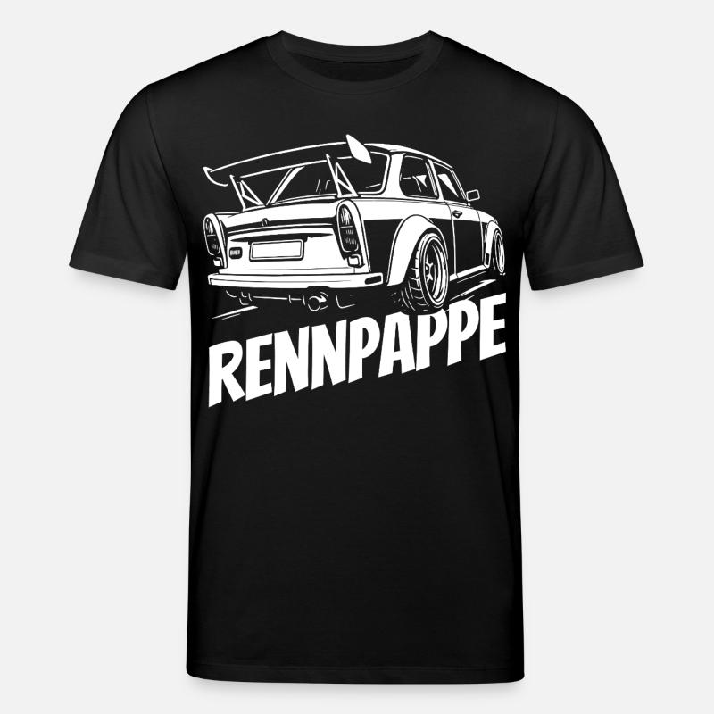 Trabi - Rennpappe aus der DDR - Stanley/Stella Unisex Bio-T-Shirt CREATOR  - Schwarz