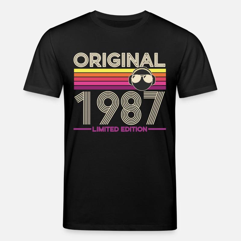 Original 1987 Édition Limitée - T-shirt bio CREATOR Stanley/Stella Unisexe - noir
