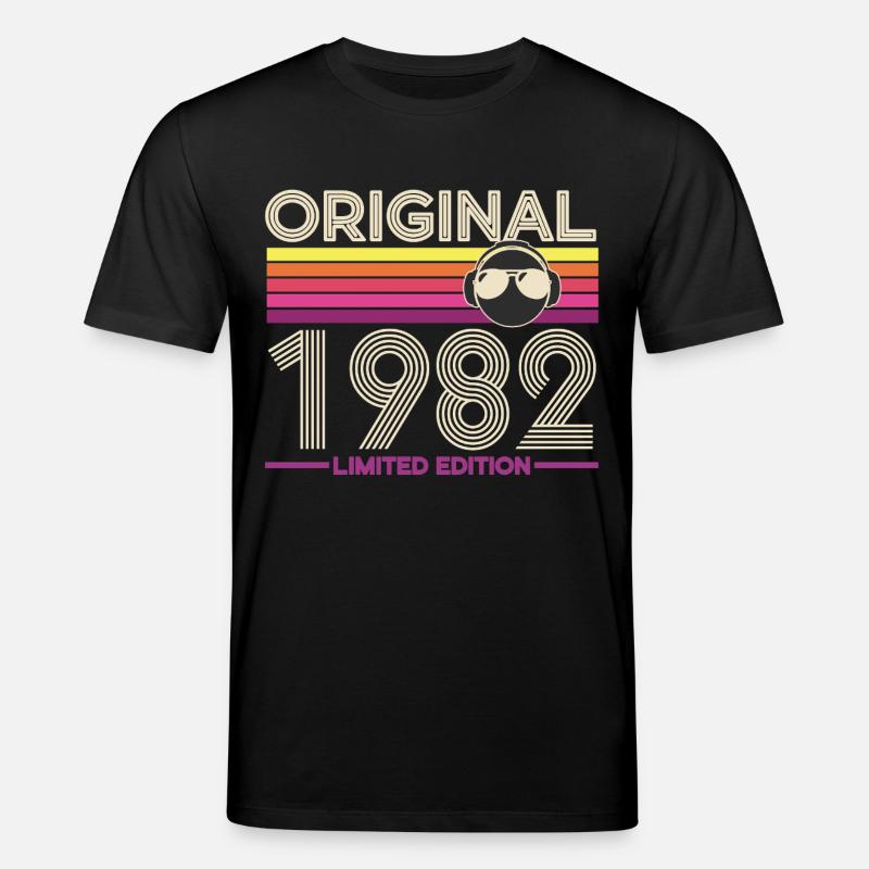 Original 1982 Édition Retro - T-shirt bio CREATOR Stanley/Stella Unisexe - noir
