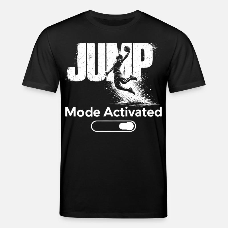 Mode saut, t-shirt activé Basket-dunk - T-shirt bio CREATOR Stanley/Stella Unisexe - noir