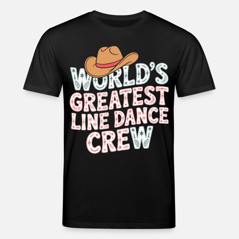 Weltweit Beste Line Dance Crew - Stanley/Stella Unisex Bio-T-Shirt CREATOR  - Schwarz