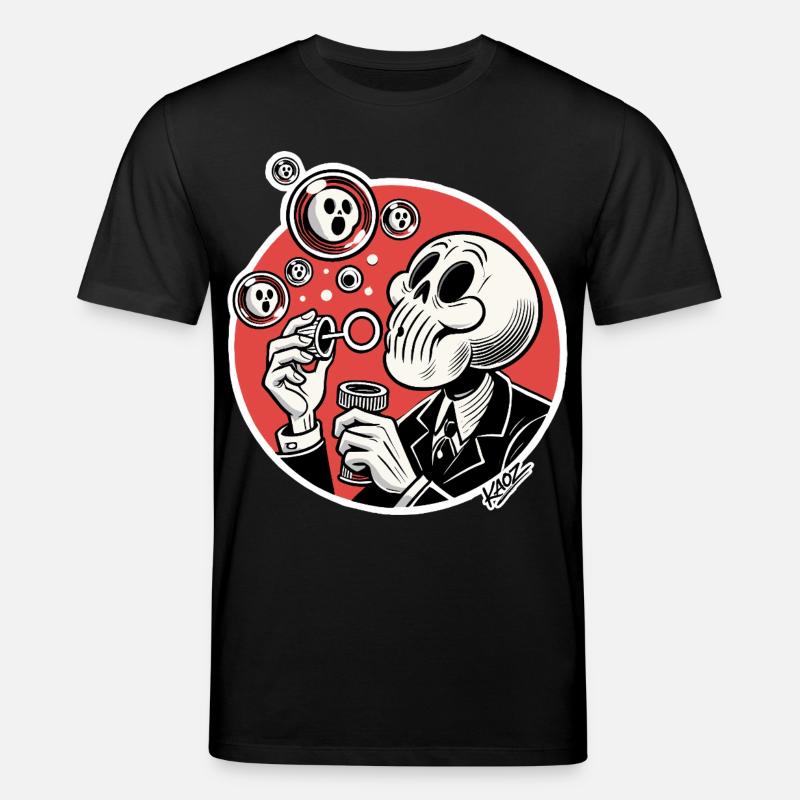 Skelettblasen-Illustration - Stanley/Stella Unisex Bio-T-Shirt CREATOR  - Schwarz