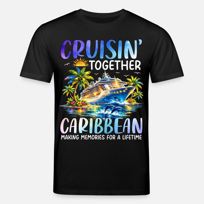 Cruisin Ensemble dans les Caraïbes - T-shirt bio CREATOR Stanley/Stella Unisexe - noir