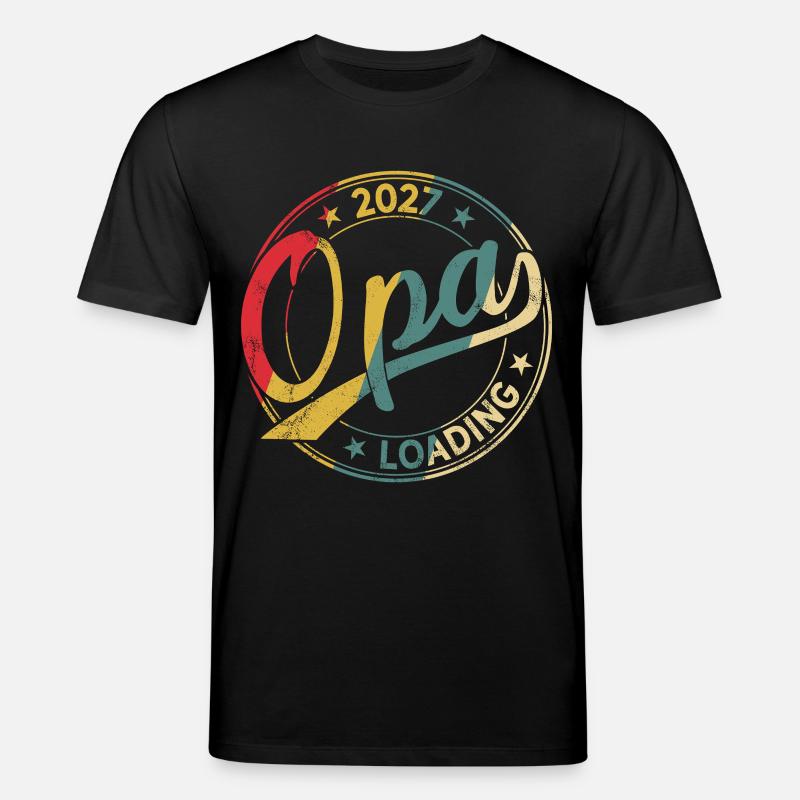 Opa 2027 Loading Werdender Opa 2027 - Stanley/Stella Unisex Bio-T-Shirt CREATOR  - Schwarz