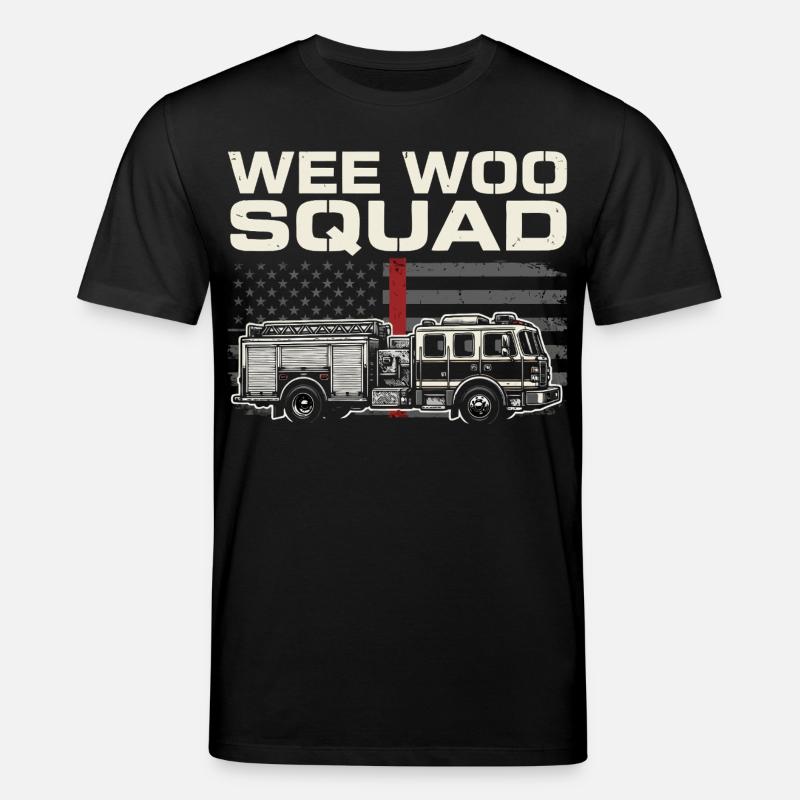 Wee Woo Squad Rettungsdienst Design - Stanley/Stella Unisex Bio-T-Shirt CREATOR  - Schwarz