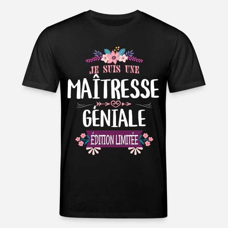 Maîtresse Géniale Édition Limitée - T-shirt bio CREATOR Stanley/Stella Unisexe - noir