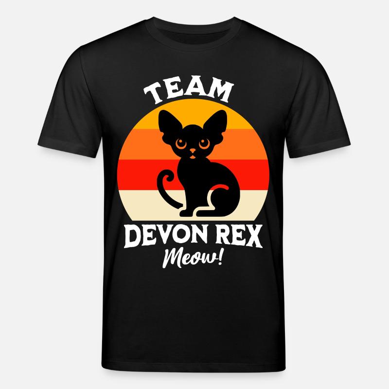 Team Devon Rex - Stanley/Stella CREATOR Unisex Organic T-Shirt - black