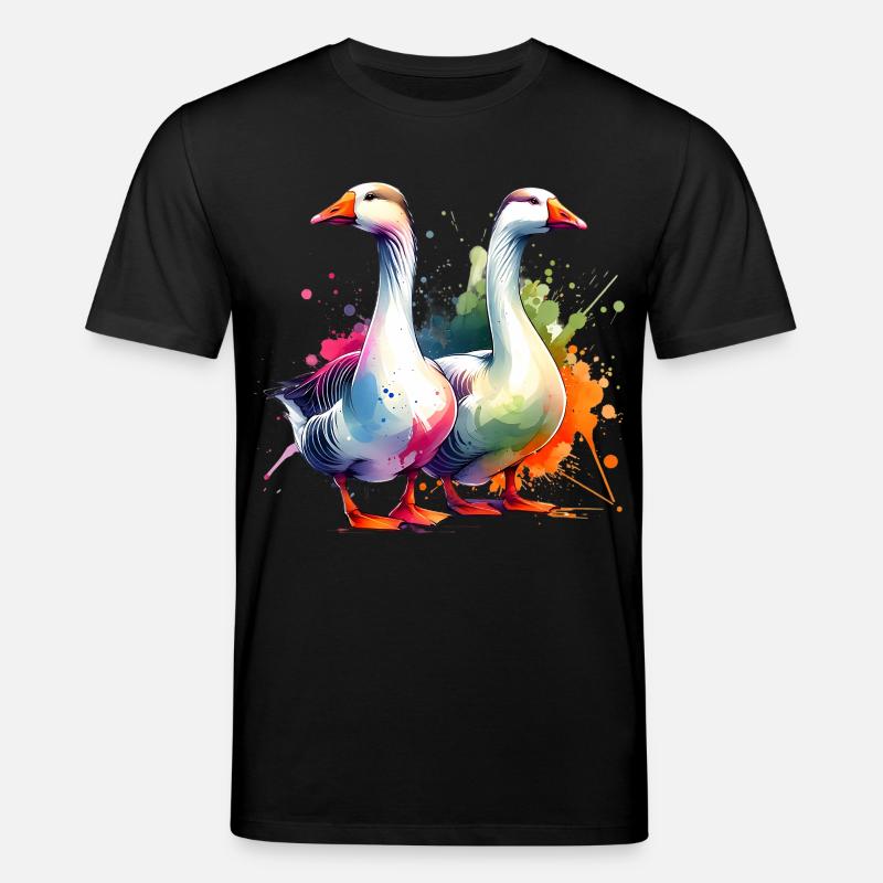 Emdengans Embden Goose - T-shirt bio CREATOR Stanley/Stella Unisexe - noir