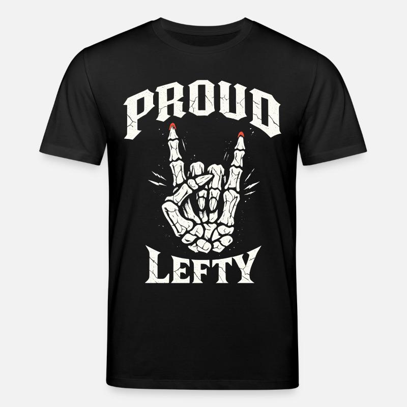 Proud Lefty - Stanley/Stella Unisex Bio-T-Shirt CREATOR - Schwarz