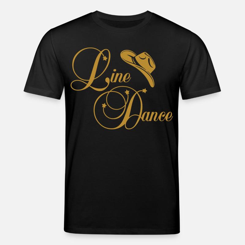 Line Dance Gold Logo - Stanley/Stella Unisex Bio-T-Shirt CREATOR  - Schwarz