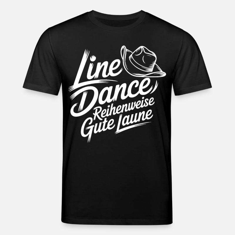 Line Dance Motiv - Stanley/Stella Unisex Bio-T-Shirt CREATOR  - Schwarz