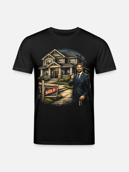 Immobilienmakler Makler - Stanley/Stella Unisex Bio-T-Shirt CREATOR - Schwarz