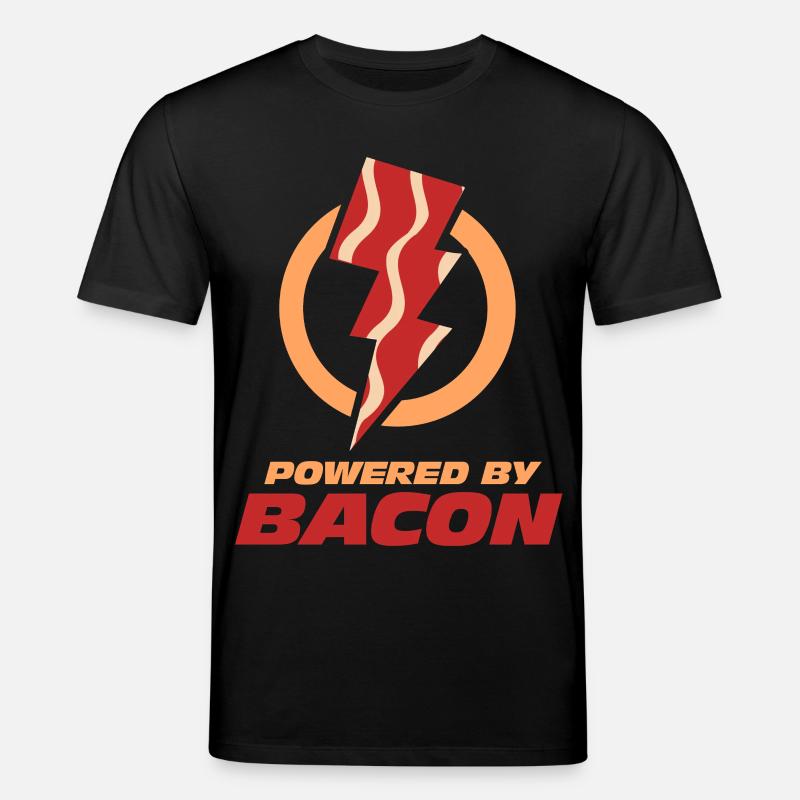 Propulsé par Bacon Lightning - T-shirt bio CREATOR Stanley/Stella Unisexe - noir