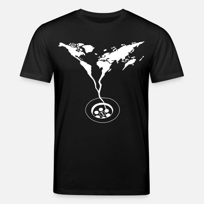 La fin du monde (blanc) - T-shirt bio CREATOR Stanley/Stella Unisexe - noir