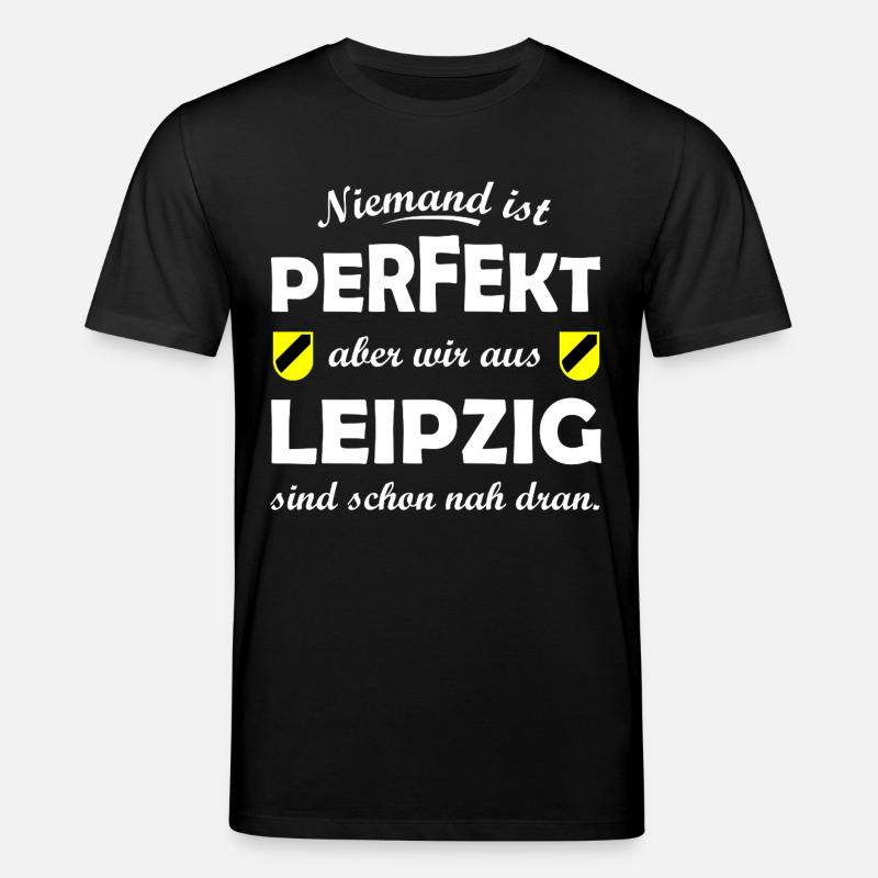 Leipzig nah am Perfekt - Stanley/Stella Unisex Bio-T-Shirt CREATOR  - Schwarz