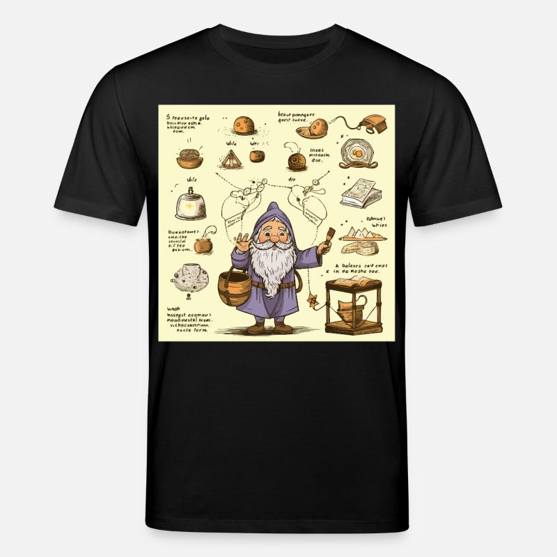 Magicien de cuisine d’alchimie - T-shirt bio CREATOR Stanley/Stella Unisexe - noir