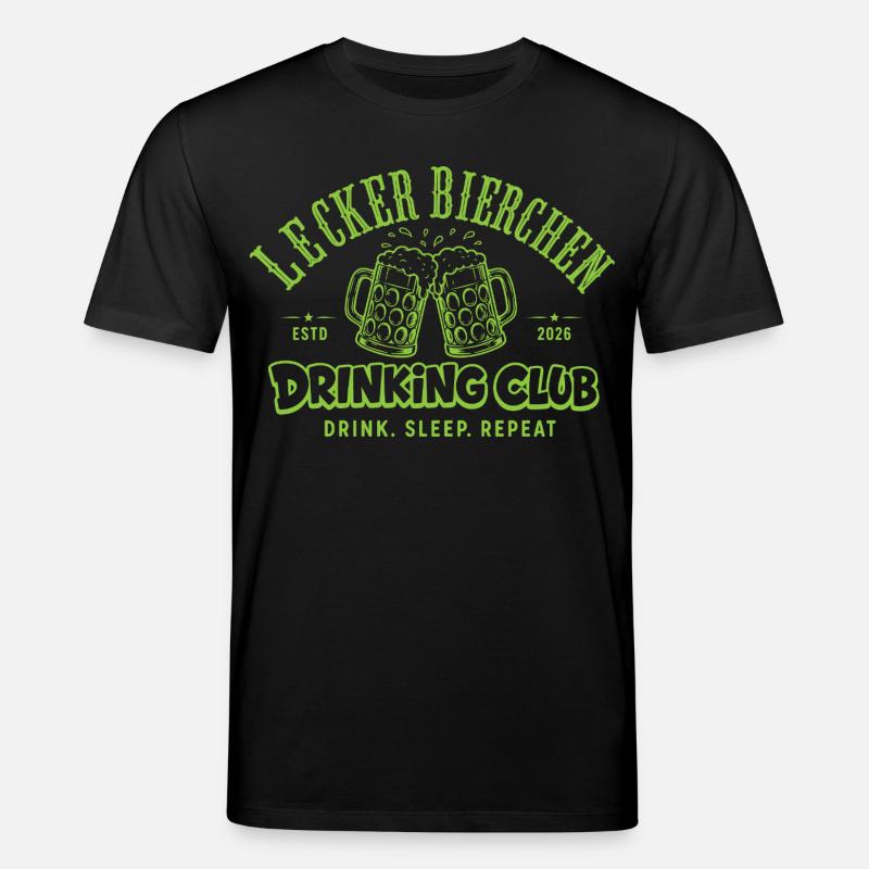 Lecker Bierchen Drinking Club | Malle Daydrinking  - Stanley/Stella Unisex Bio-T-Shirt CREATOR  - Schwarz