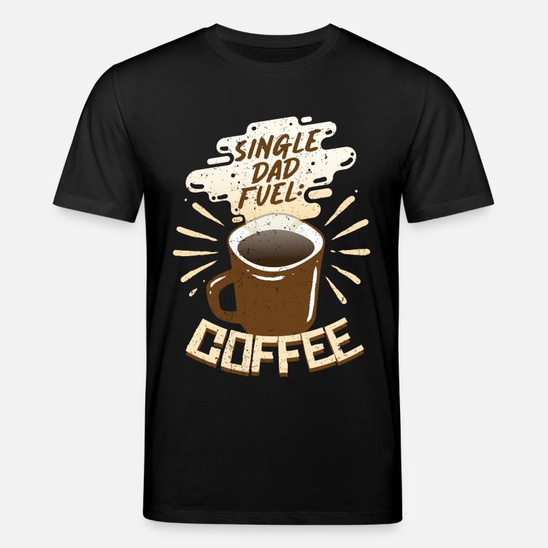 Single Dad Single Dad - Stanley/Stella CREATOR Unisex Organic T-Shirt - black