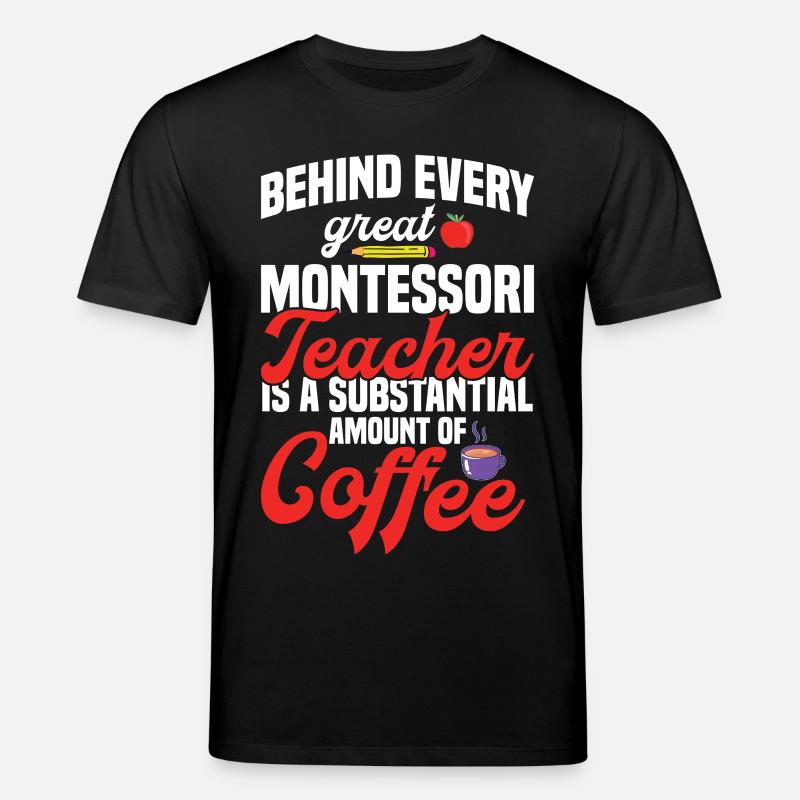 Montessori-Lehrer-Methode Schule - Stanley/Stella Unisex Bio-T-Shirt CREATOR  - Schwarz