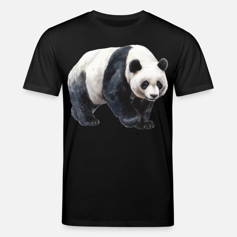Panda - T-shirt bio CREATOR Stanley/Stella Unisexe - noir
