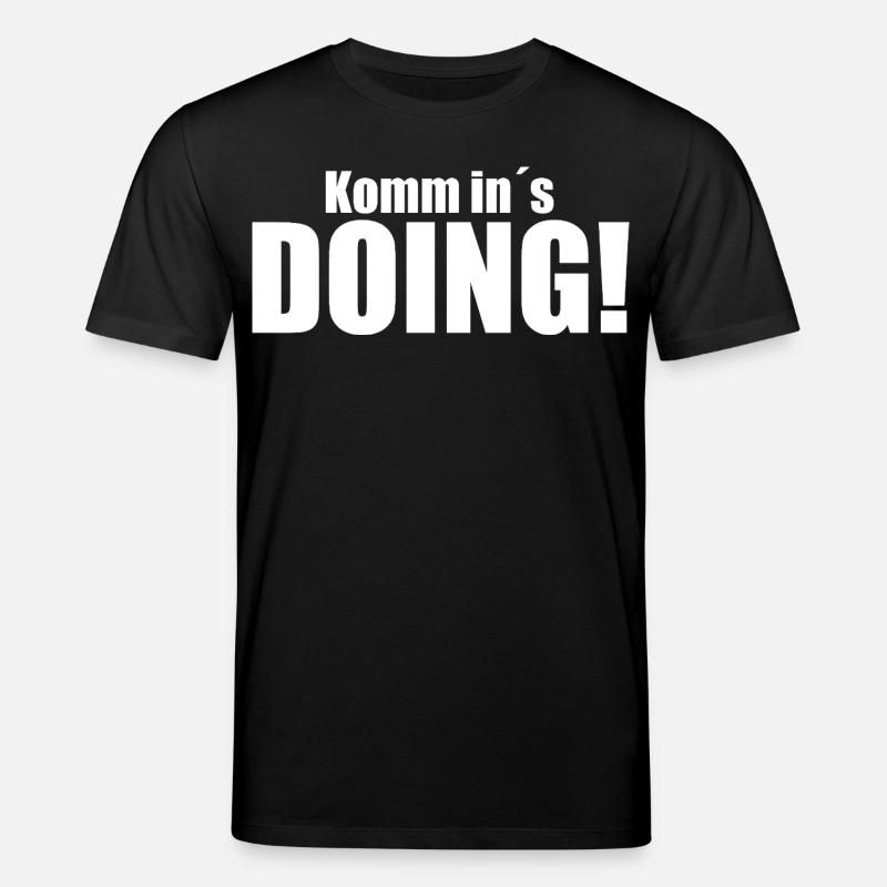 Komm in´s DOING! - Stanley/Stella Unisex Bio-T-Shirt CREATOR  - Schwarz