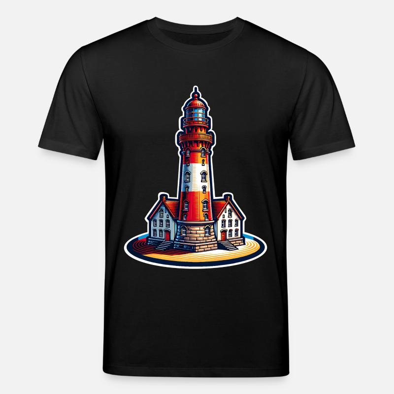 phare - T-shirt bio CREATOR Stanley/Stella Unisexe - noir