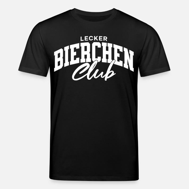 Lecker Bierchen Club - Stanley/Stella Unisex Bio-T-Shirt CREATOR - Schwarz