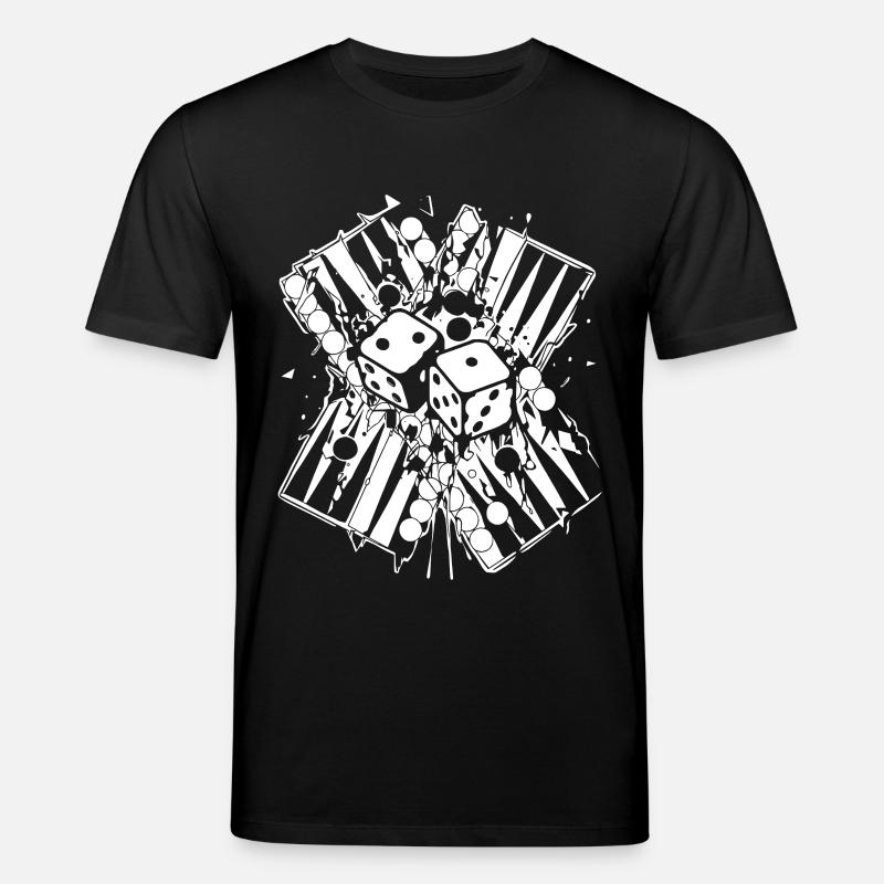 Backgammon | Brettspiel | Geschenk - Stanley/Stella Unisex Bio-T-Shirt CREATOR  - Schwarz