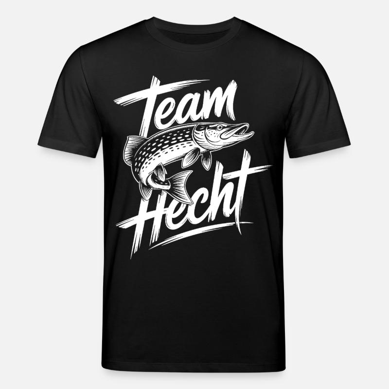 Springender Hecht - Stanley/Stella Unisex Bio-T-Shirt CREATOR - Schwarz