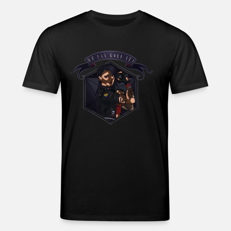 We can roll it ! Vitiligo - T-shirt bio CREATOR Stanley/Stella Unisexe - noir