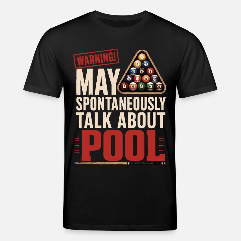 T-shirt de billard avec l’inscription - T-shirt bio CREATOR Stanley/Stella Unisexe - noir