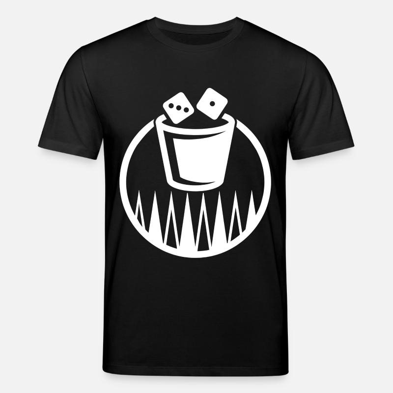 Backgammon | Brettspiel | Geschenk - Stanley/Stella Unisex Bio-T-Shirt CREATOR - Schwarz