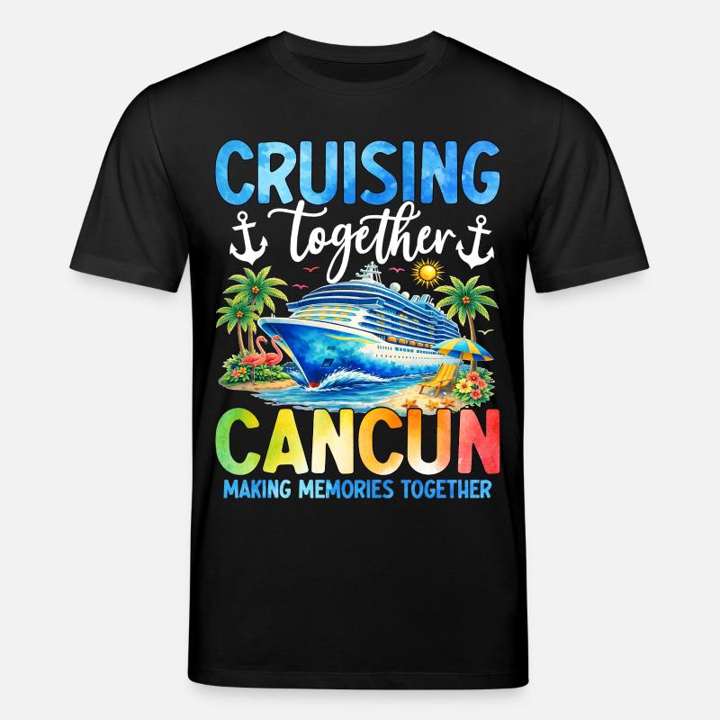 Croisière ensemble à Cancún - T-shirt bio CREATOR Stanley/Stella Unisexe - noir