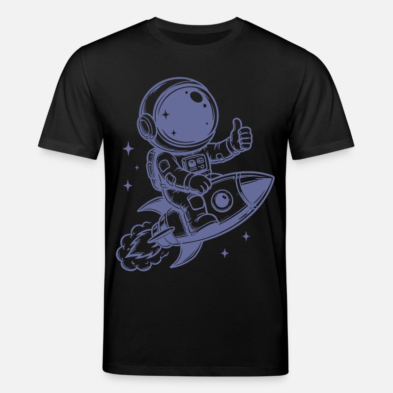 Astronaute en aventure spatiale - T-shirt bio CREATOR Stanley/Stella Unisexe - noir
