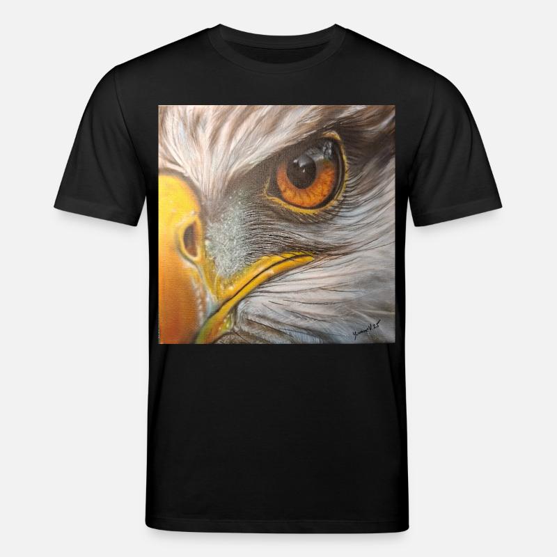 Œil d’aigle - T-shirt bio CREATOR Stanley/Stella Unisexe - noir