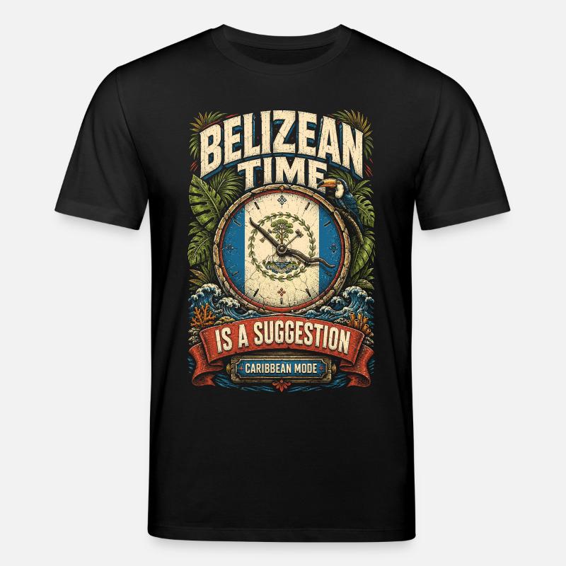 Belize Belizean Root - Stanley/Stella CREATOR Unisex Organic T-Shirt - black