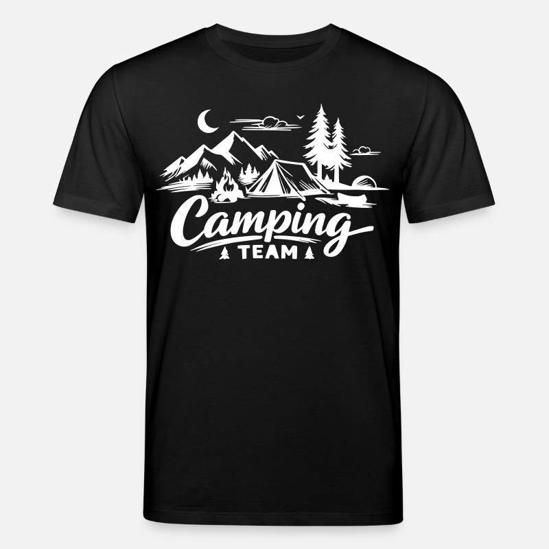 Camping Team - Stanley/Stella CREATOR Unisex Organic T-Shirt - black