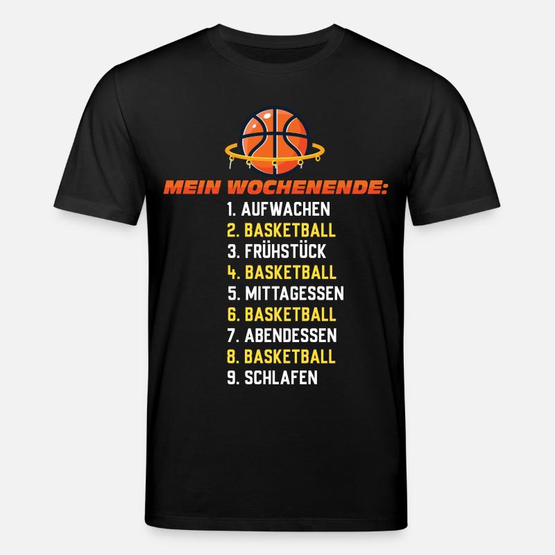 Basketball Weekend – Geschenkidee - Stanley/Stella Unisex Bio-T-Shirt CREATOR  - Schwarz