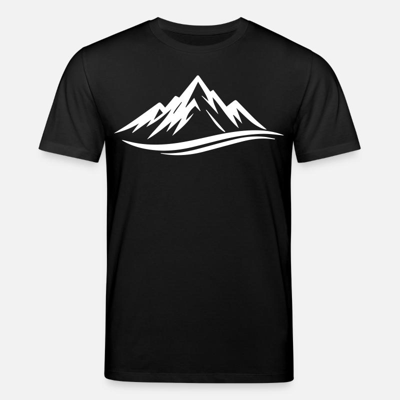 Berge - Stanley/Stella Unisex Bio-T-Shirt CREATOR - Schwarz