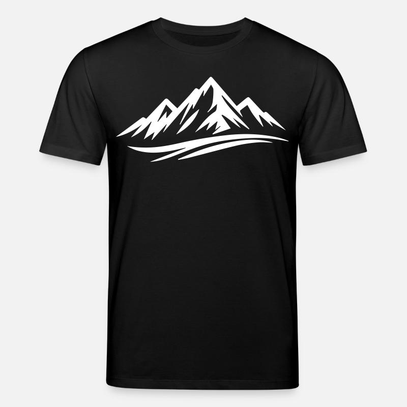 Berge - Stanley/Stella Unisex Bio-T-Shirt CREATOR  - Schwarz