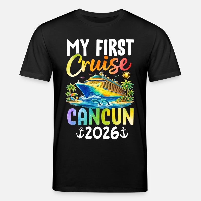 Ma première croisière Cancún 2026 - T-shirt bio CREATOR Stanley/Stella Unisexe - noir
